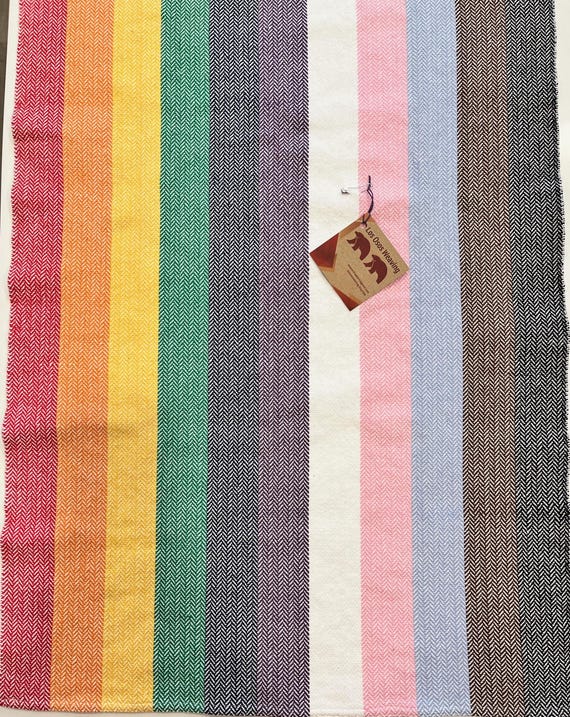 2025 Rainbow/Pride Handwoven 100% Cotton Kitchen /Hand Towels