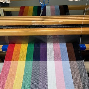 2025 Rainbow/Pride Handwoven 100% Cotton Kitchen /Hand Towels bild 6