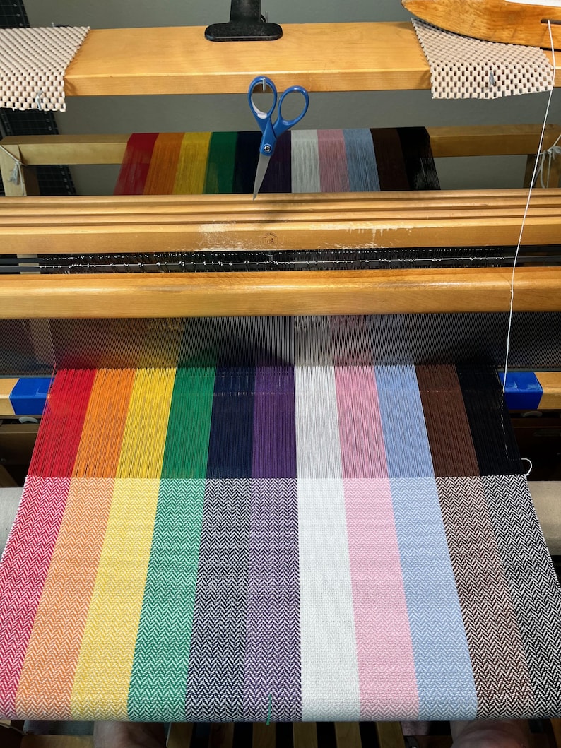 2025 Rainbow/Pride Handwoven 100% Cotton Kitchen /Hand Towels bild 6