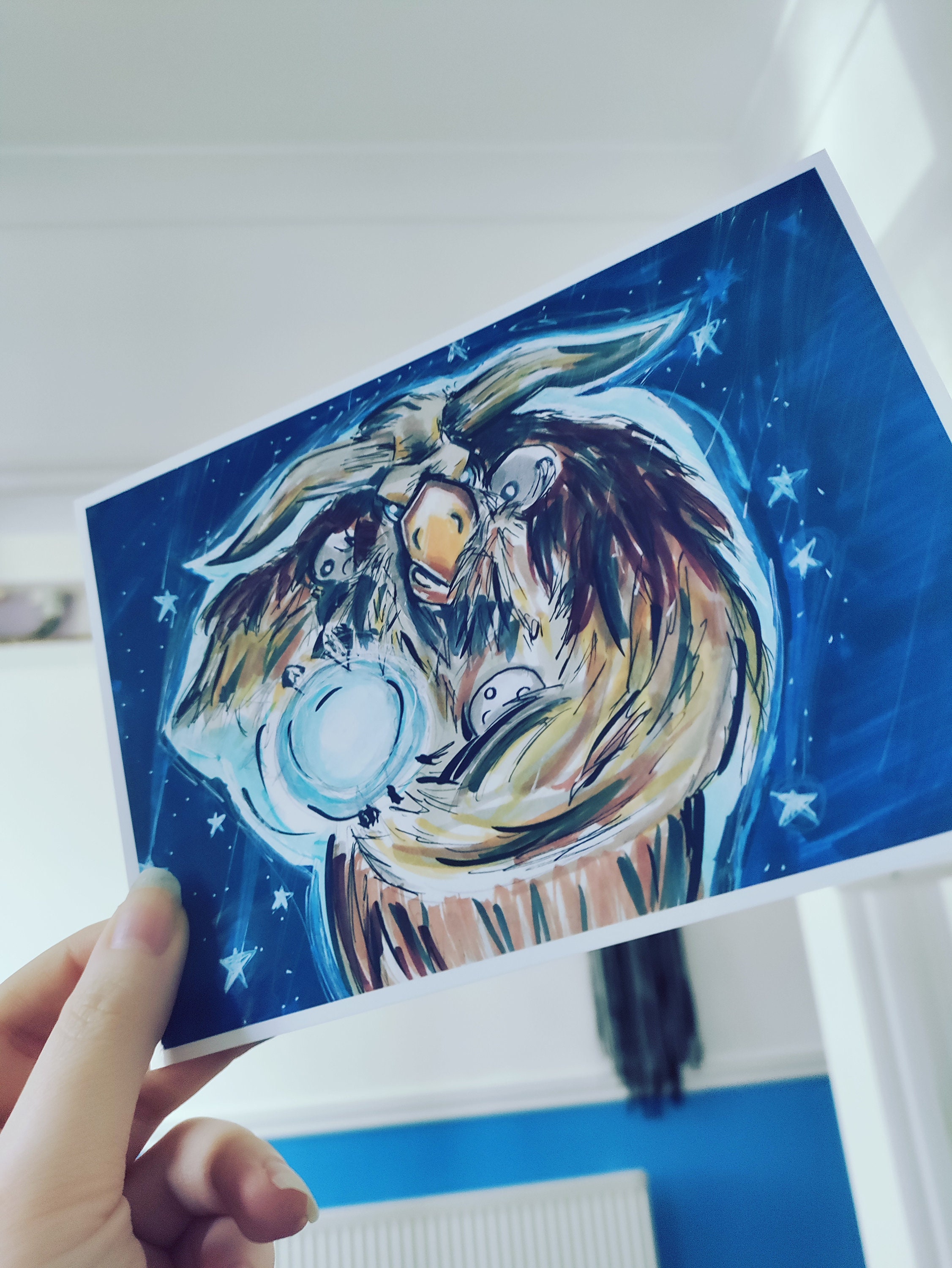 Tauren Moonkin, Boomkin Balance Druid Inspired Art Print, Owl Beast ...