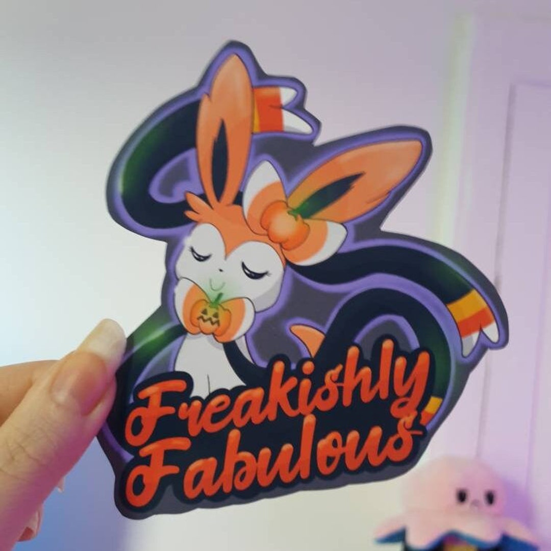 Pokemon Sylveon freakishly Fabulous Poke Inspired Halloween Sticker ...