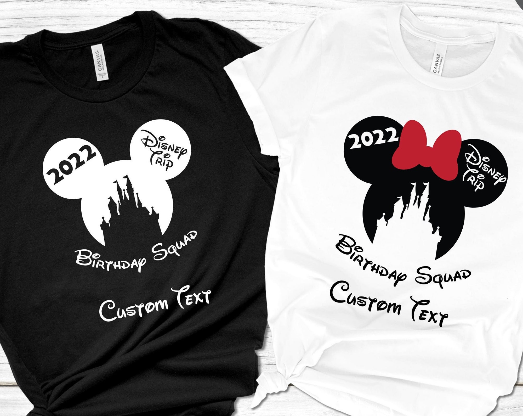 Discover Camiseta Personalizada Disney Cumpleaños Mickey Minnie Unisex