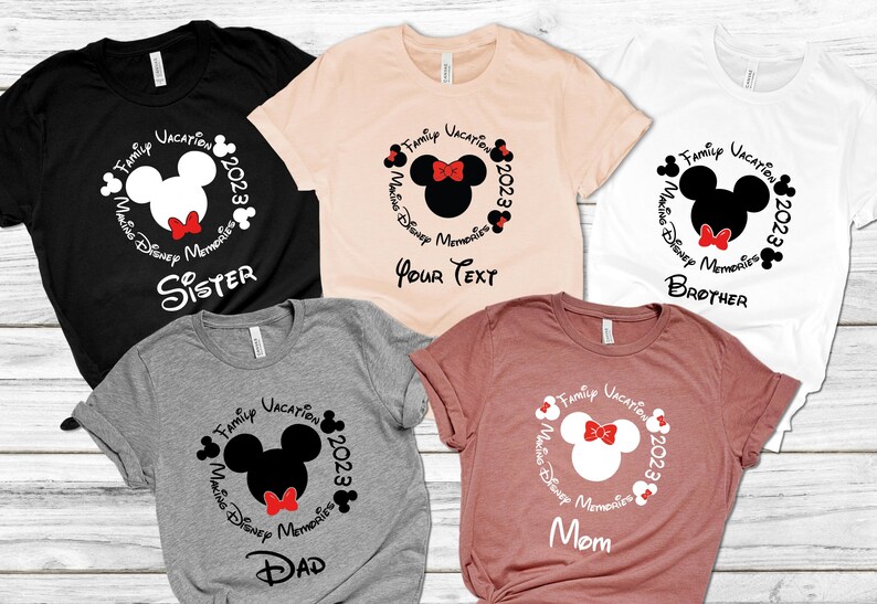 2023 Family Vacation Disney Shirt Disney Family Shirts - Etsy