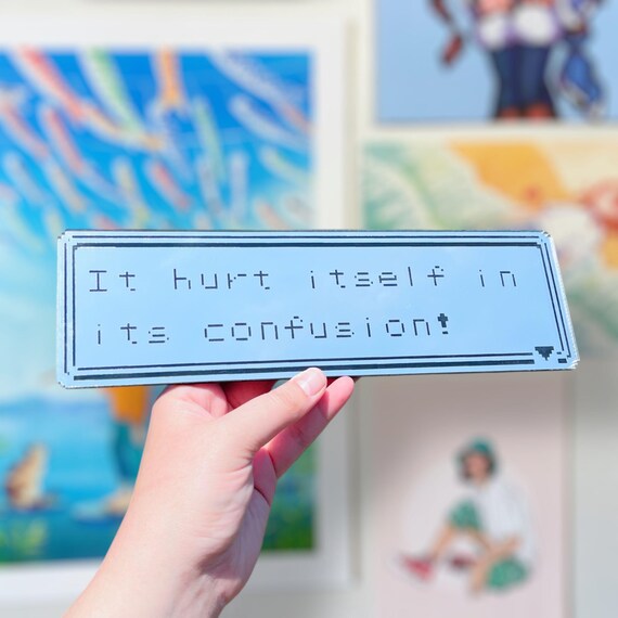 Confusion Battle Message Acrylic Handmade Mirror Wall Art Decor