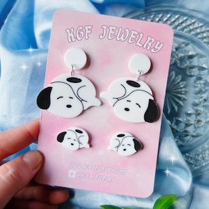 Baby Snoop Handmade Statement Dangle Acrylic Earrings & Keychains