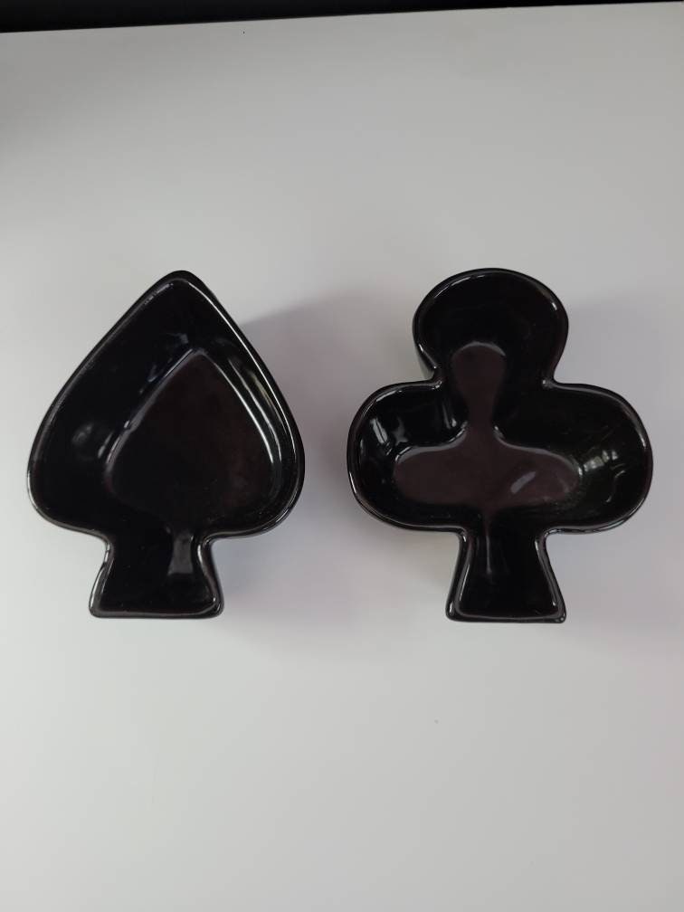 Designpac Card Suits Snack Serving Set Spade & Clubs Etsy