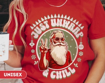 Retro Cheerful Santa Tshirt, Santa Merry Christmas Shirt, Vintage Santa Claus Graphic Tee, Xmas Women Men Gift, Classic Christmas Sweatshirt