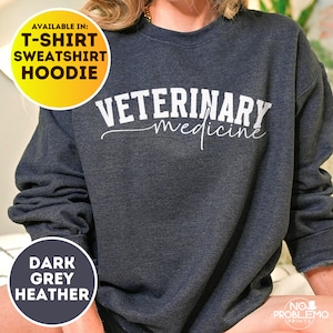 Custom Veterinary Technician Sweatshirt, Personalized Vet Tech Shirt, Veterinarian Graduation Gift, Animal Doctor Sweater, Vet Medicine Tee