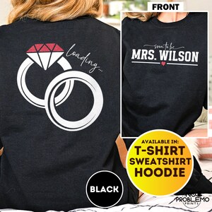 Personalized Future Mrs Sweatshirt, Custom Fiancee Hoodie, Bride To Be Gift, Bridal Shower Clothing, Engagement Gifts, I Said Yes Outfit