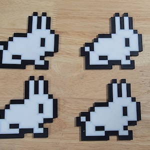 Terraria Exclusive: Adorable Pixelated Rabbit! Family of 4 per order!