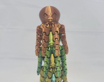 3D Printed Kawaii Articulating Octopus Desk Toy