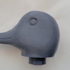 3D printed Duck Decoy Head replacement.