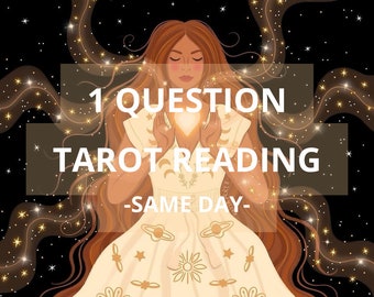 One Question Tarot Reading, Same Day, Same Hour, One Hour Tarot Reading, Psychic Reading, One Question Reading