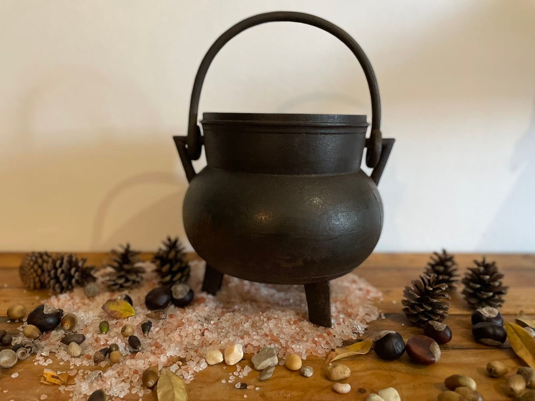 Grand chaudron en fonte pour vos rituels ésotériques Etsy France