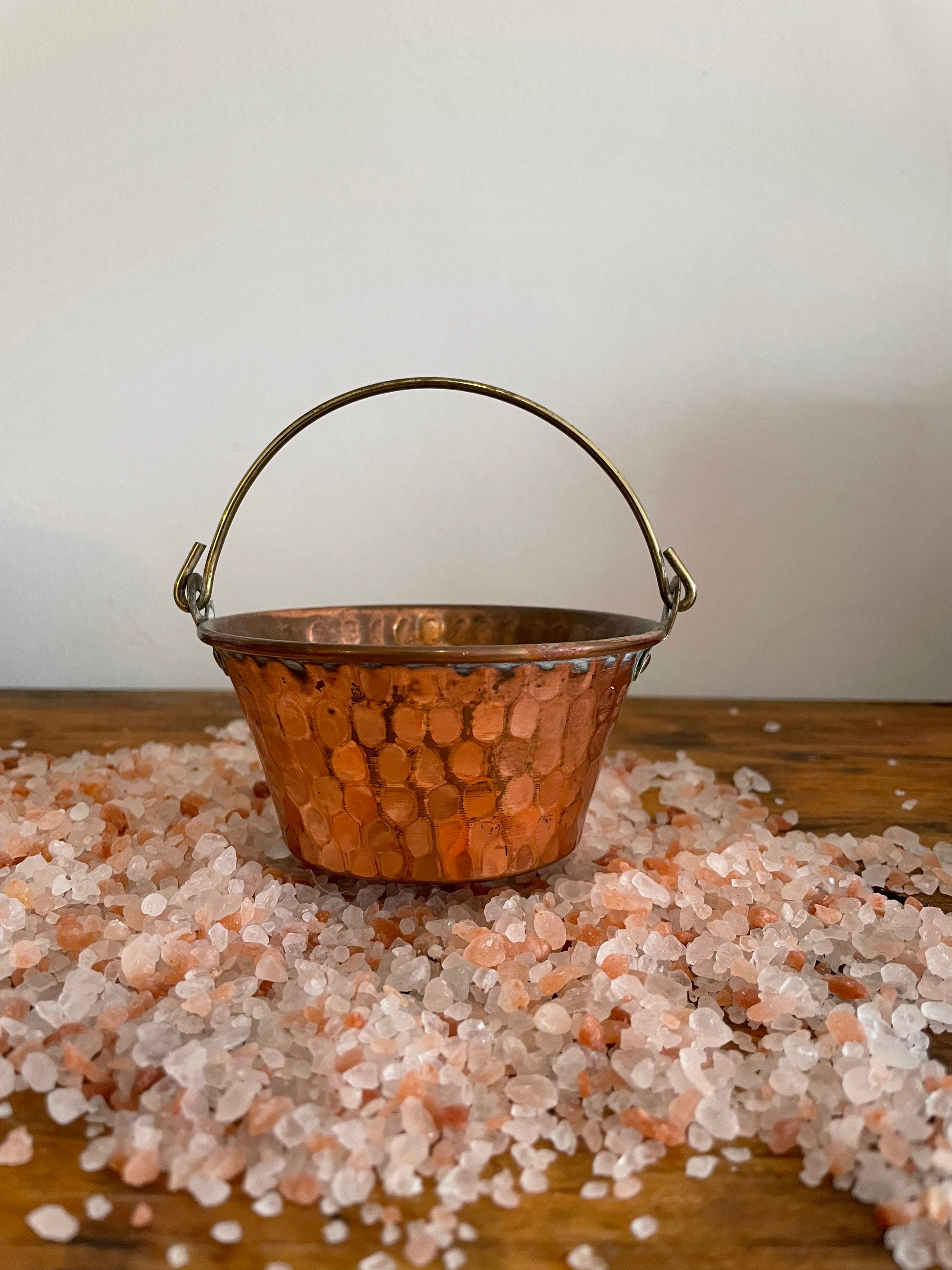 Mini Marmite en Cuivre Estampiller L.lecellier Villedieu