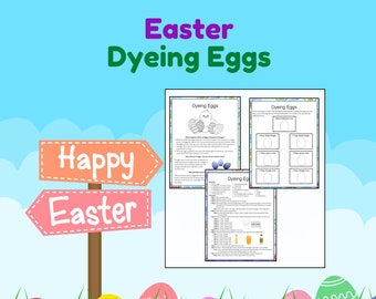 Easter Egg Dyeing Science Experiment: Chemical Reactions (Science Lesson)