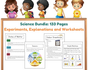 Science Bundle | Elementary Science | Science Experiments | Science Worksheets | Science Activities | Science Explanations