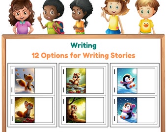 Kids Story Writing Activity | 12 Story Options (Digital Download)