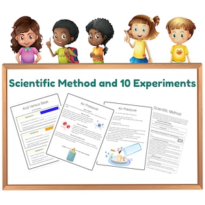 Scientific Method and Ten Experiments | Elementary Science | Science Activities | Science for Kids | Middle School Science | Fun Activities