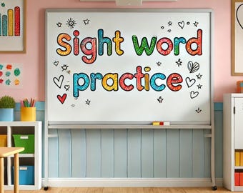 Sight Words Worksheets | Early Reading & Writing Practice (PDF)