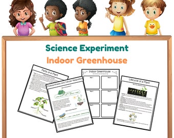 Indoor Greenhouse Science Experiment: Kids Elementary Activity