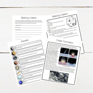 Science Experiment: Making Craters | Solar System | Asteroids | Meteoroids | Space | Elementary Science | Middle School Science