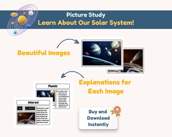 Solar System Picture Study: Elementary Science Activity (Digital Download)