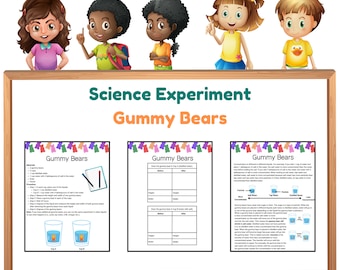 Science Experiment: Gummy Bears in Liquids| Osmosis for Younger Learners | Elementary Science | Middle School Science | Science Lesson