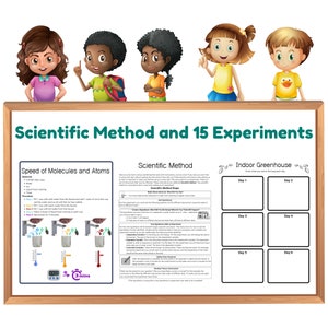 Wetenschappelijke methode en vijftien experimenten | Elementaire wetenschappen | Wetenschappelijke activiteiten | Wetenschap voor kinderen | Leuke activiteiten