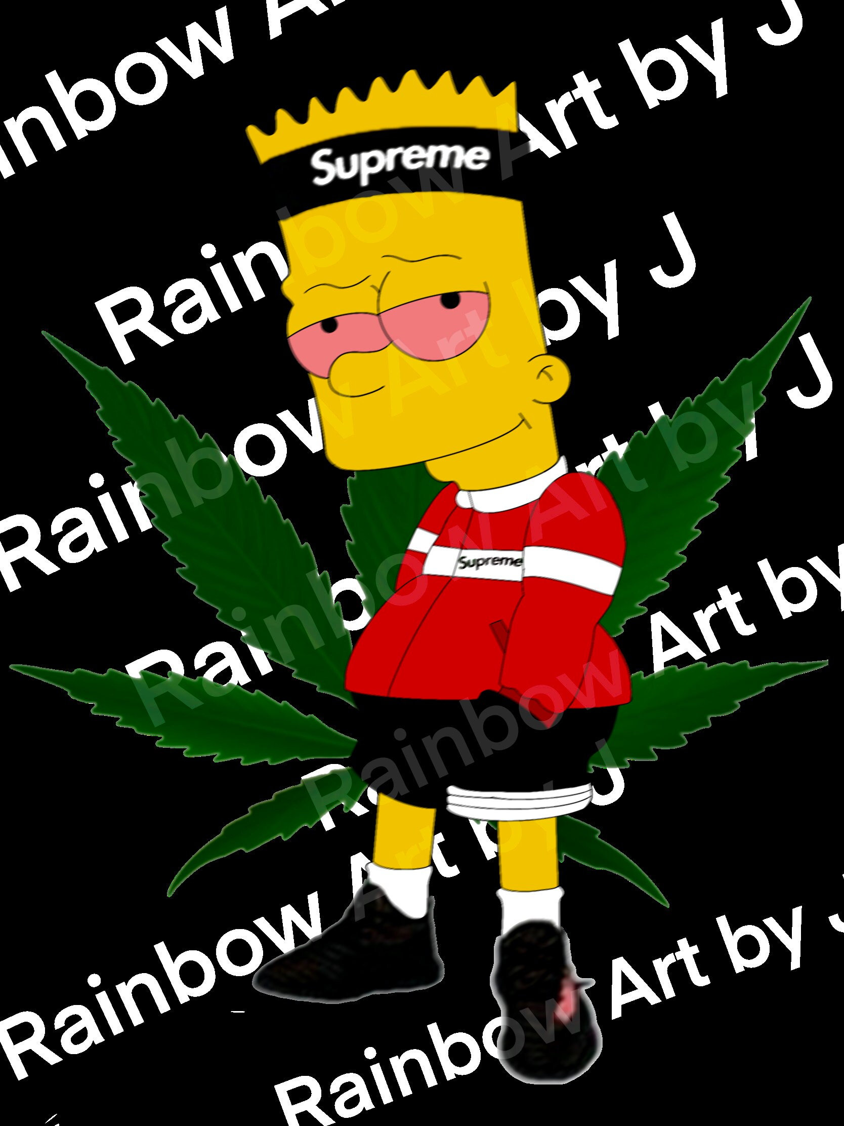 Bart simpson smoking - Etsy España