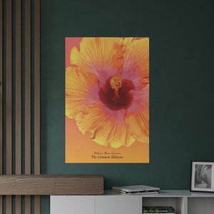 Hibiscus Flower Satin Posters (300gsm) | Physical Print