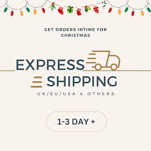 Express delivery within 3 - UK, EU, USA & Other