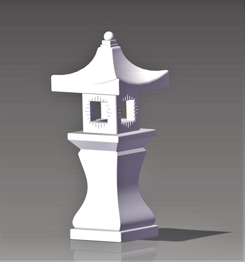 Lampada da giardino giapponese a forma di pagoda immagine 8
