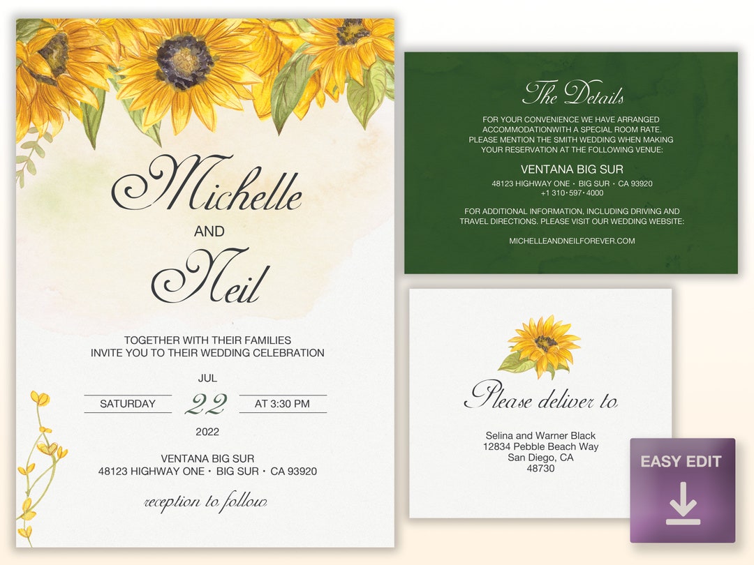 editable-sunflower-wedding-invitation-template-fun-happy-yelow