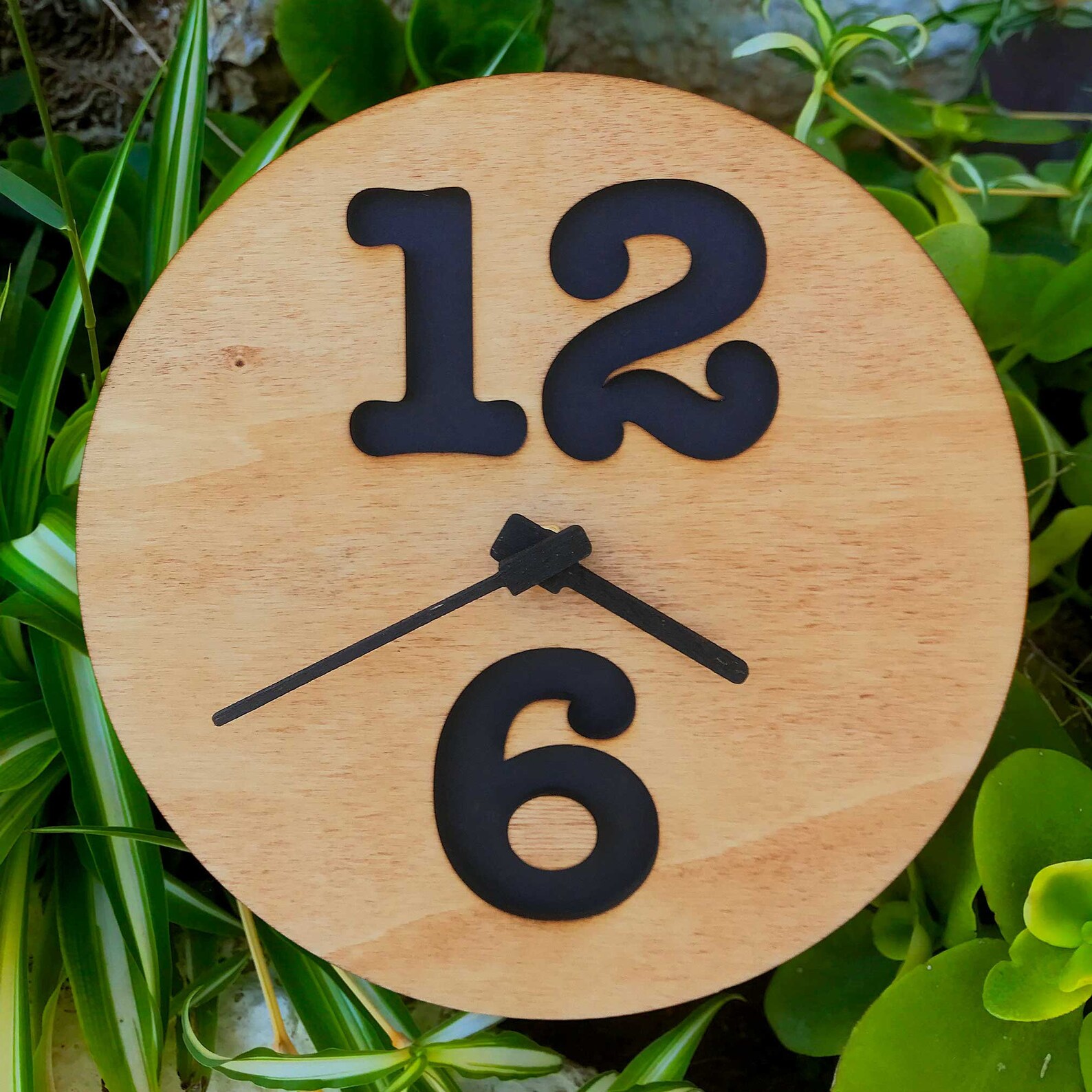 Wooden Wall Clock Minimalist Clock Original Wall Clock Etsy