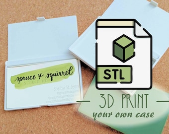 Custodia per biglietti da visita DIGITALE: STL per stampare in 3D il tuo!