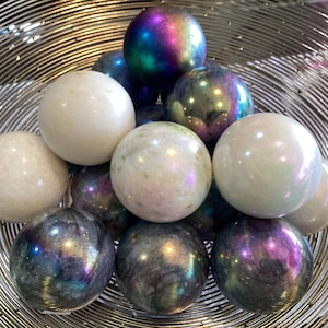Aqua Aura-kwartsbollen