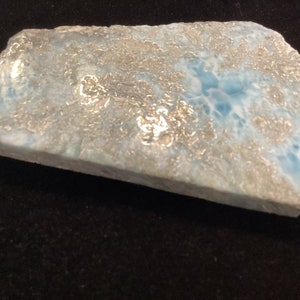 Larimar polished slab