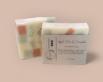 Apple, Pear & Cucumber Soap