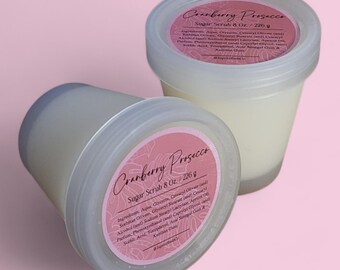 Cranberry Prosecco Sugar Scrub