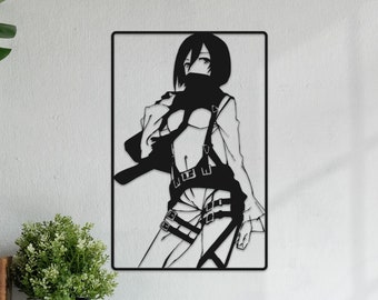 Mikasa Nude Wall Art - Etsy