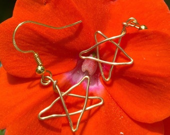 star earrings