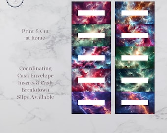 Sobres Galaxy Cash, Planificador de presupuesto imprimible (Descarga digital)