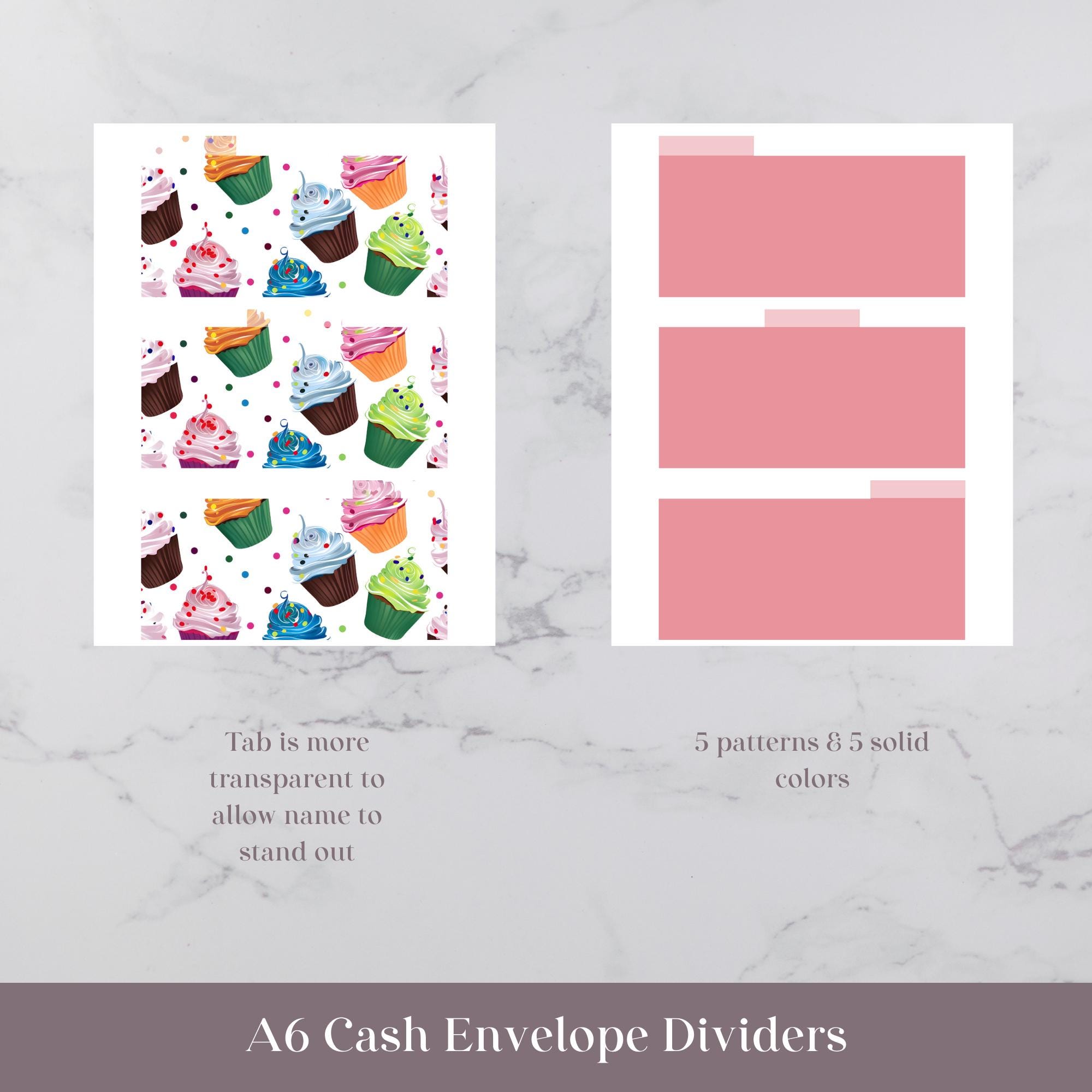 Envelope Deviders Printable Cash Envelope Dividers | Gifts | Digital Download - Etsy