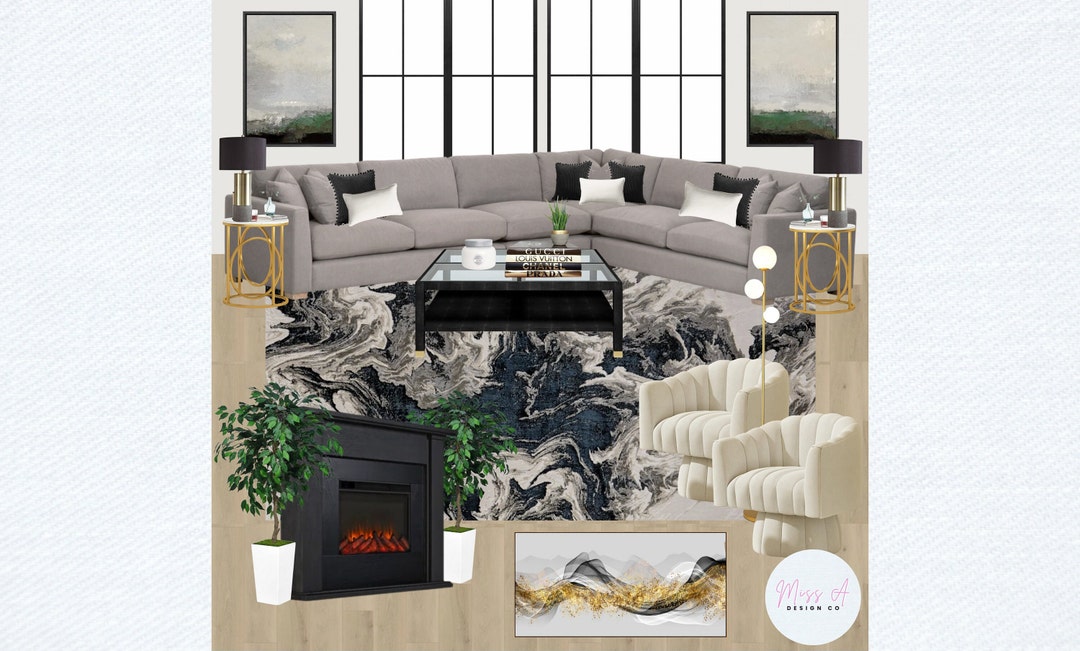 Interior Design | Interior Design Service | E-design | Custom Mood ...
