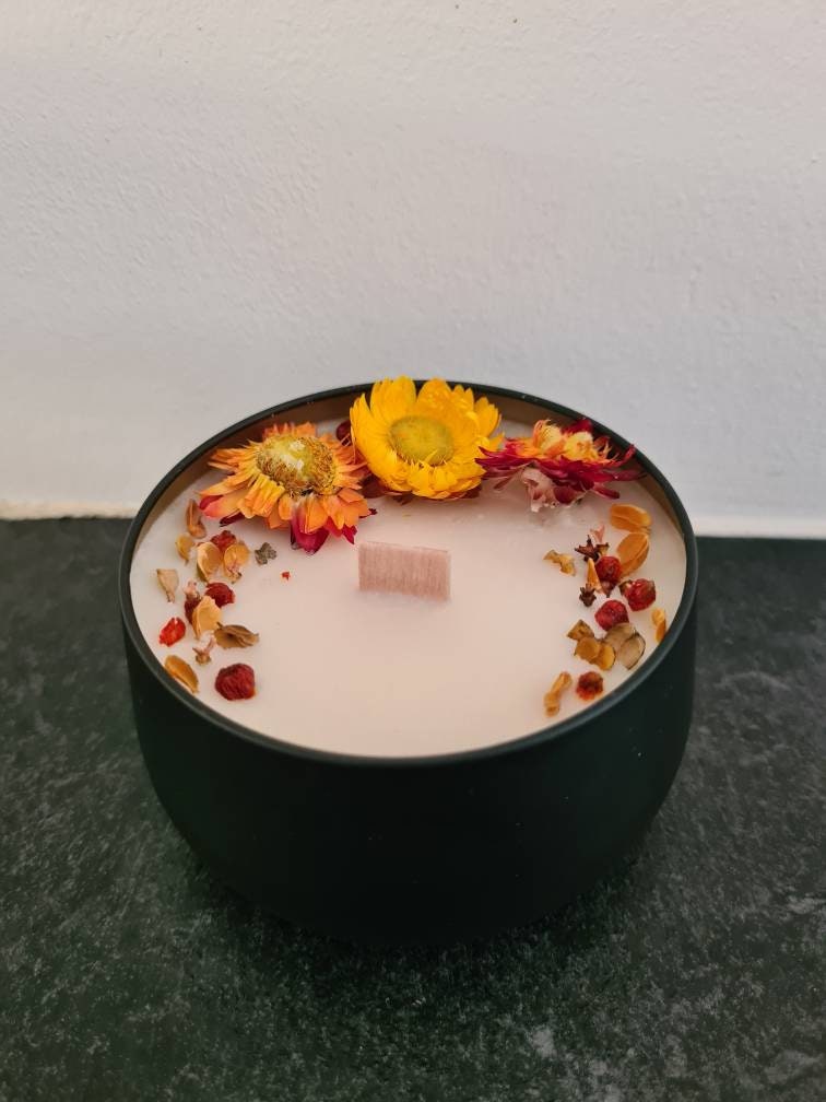 Bougie Parfumée Nuit d'orient - Fleurs Séchées