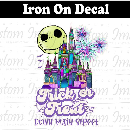 Disney Iron on Shirts Disney Not so Scary Halloween Party Etsy