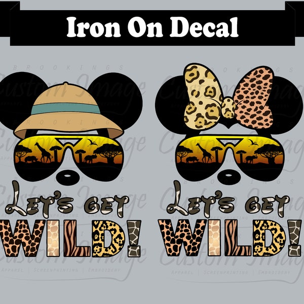 Disney Iron On. Disney Decal. Disney Shirts. Animal Kingdom Shirts. Disney Vinyl Transfer. Disney Animal Kingdom. Mickey Mouse. Minnie Mouse