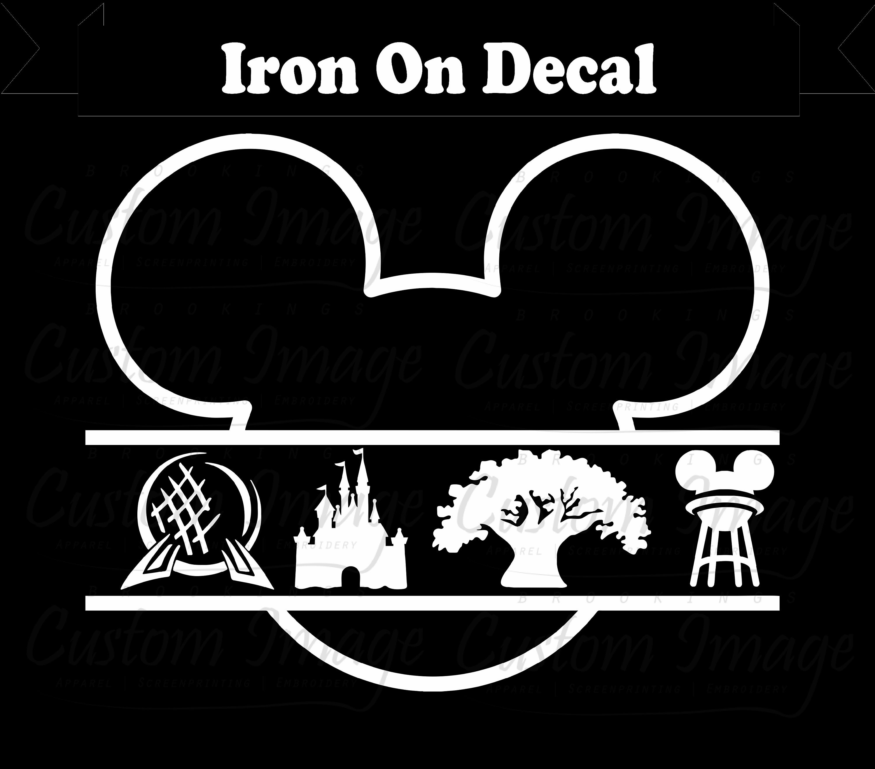 Disney Iron On. Disney Decal. Disney Shirts. Disney Etsy