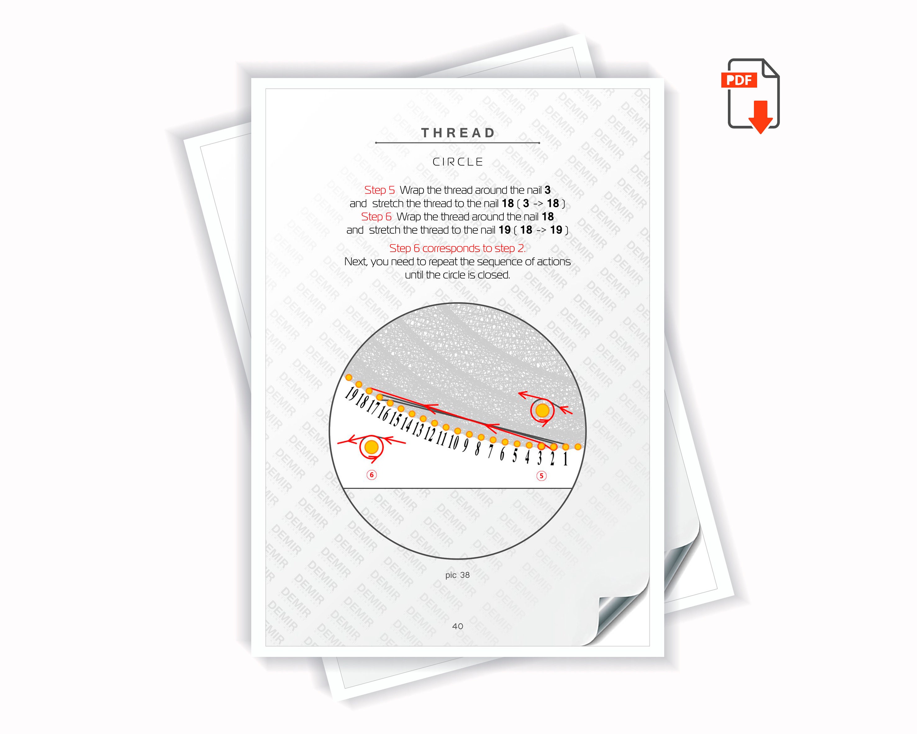 String Art | Tutorial | Textbook | Lesson | Template | Pattern | Sacred ...